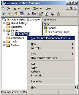 Start Mailbox Management Process