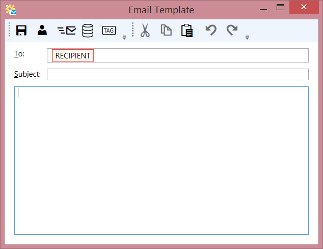 Empty Email Template
